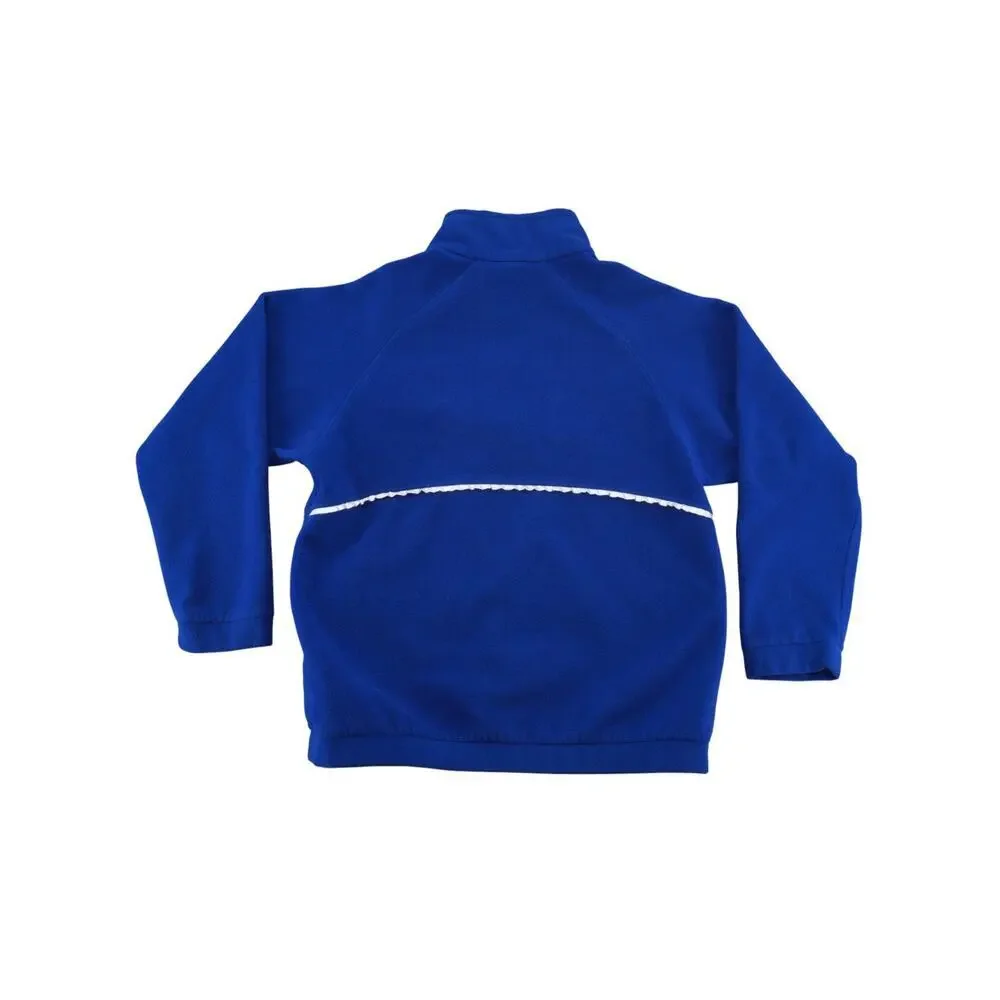 Patagonia Kids L Synchilla Fleece Jacket Blue Full Zip Boys Girls 12 USA Made